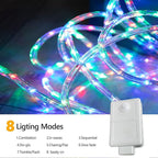 50ft 360 LED Rope Lights Outdoor, Connectable and Flexible Tube Lights - Image 3