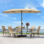 OLILAWN Patio Table Umbrella, 15ft Large Deck Umbrella by OLILAWN