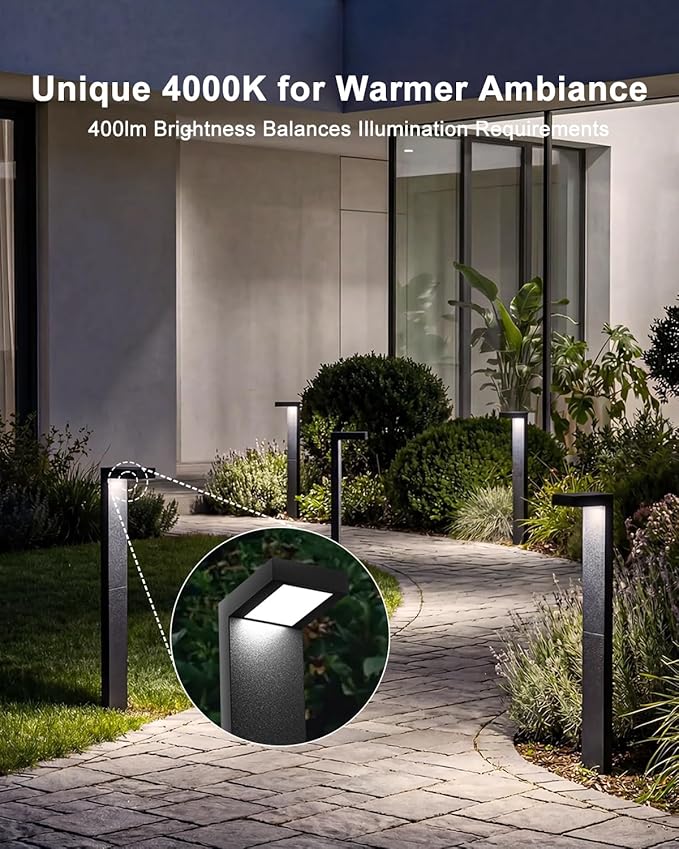 Low Voltage Landscape Lights, 8 Pack Outdoor LED Pathway Light, Wired Path - Image 4