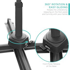 Best Choice Products 10ft Solar LED Cantilever Patio Umbrella, 360-Degree - Image 2