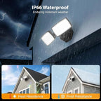 Onforu 3200LM Flood Lights Outdoor, 32W 6500K LED Security Light Manual Switch - Image 6
