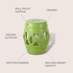 JONATHAN Y TBL1022H Lucky Coins 16" Chinese Ceramic Drum Indoor/Outdoor Garden - Image 4