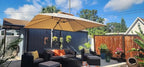 PURPLE LEAF 10' X 12' Patio Umbrella Outdoor Rectangle Umbrella Large - Image 2