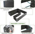 A ANLEOLIFE Set of 16, 18 Inch Tall Galvanized Raised Garden Beds Kit, - Image 5