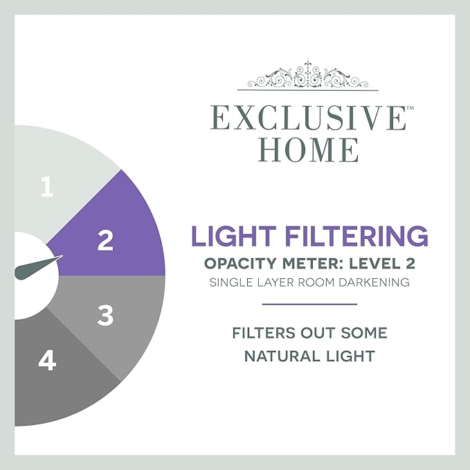 EXCLUSIVE HOME Cabana Solid Indoor/Outdoor Light Filtering Hook-and-Loop Tab - Image 3
