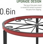5-Pack Decent Metal Plant Stands, Heavy Duty Flower Pot Stands - Image 3
