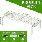 1 Tier Metal Plant Stand Indoor Outdoor, Potted Multiple Flower Pot Holder Rack - Image 3