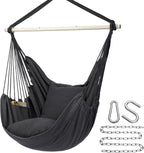 Y- STOP Hammock Chair Hanging Rope Swing Chair, Max 500 Lbs, 2 Seat Cushions by Y-STOP