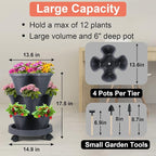 DUNCHATY Stackable Planter, Vertical Garden Planter - Image 3
