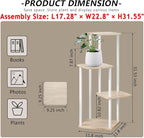 AZERPIAN Plant Stand 4 Tier Indoor Metal Flower Shelf - Image 4