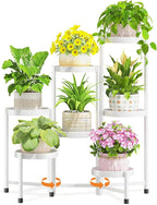 LASZOLA 7 Tiered Folding Tall Plant Stand Indoor by LASZOLA