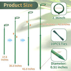 Telescoping Plant Stakes, Plant Sticks Support Tall - Image 2