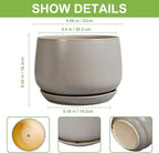 G EPGardening Ceramic Planter 9 Inch - Image 3