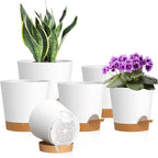 7/6.5/6/5.5/5/4 inch Self Watering Pots by WSMKSZ