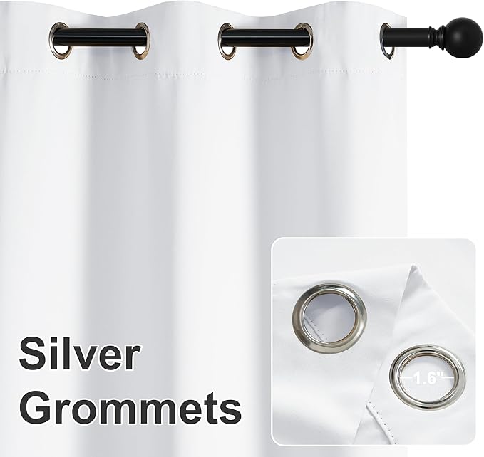 RYB HOME Extra Wide Outdoor Curtains - Image 4