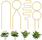 4 Pcs Small Metal Trellis for Potted Plants, Small Trellis for Potted Plants by Unknown