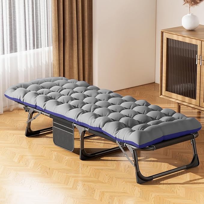 ABORON 2PK Heavy Duty Tanning Chair, 5-Gear Outdoor Folding Chaise Lounge Chair - Image 5