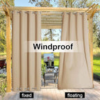 NICETOWN 2 Panels Outdoor Curtains - Image 5