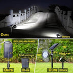 ROSHWEY Solar Outdoor Lights, Waterproof Solar Yard Lights 600LM Spot Light - Image 4