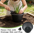 15 Pack 11 Inch Plant Pots - Image 5