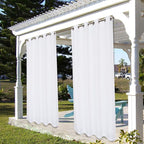BONZER Outdoor Curtains for Patio Waterproof Thick Privacy Grommet Light - Image 7