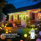 Outdoor String Lights Battery Powered, 22ft 20 LED Bulbs Hanging Patio Lights - Image 4