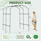 DoCred Tall Garden Arch Trellis - Image 4