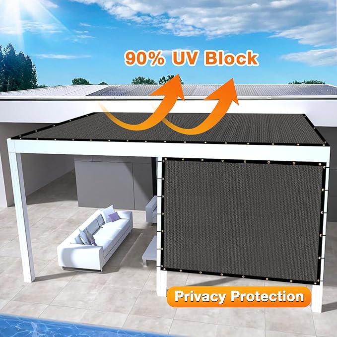 Artpuch Outdoor Pergola Shade Cover 17x20 FT Sun Shade Cloth - Image 3