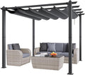 VEVOR 10'x10' Outdoor Retractable Pergola by VEVOR