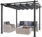 VEVOR 10'x10' Outdoor Retractable Pergola by VEVOR