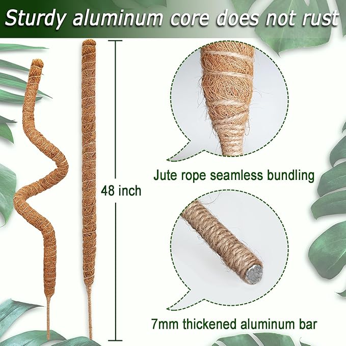 Soupiar 2 Pack 48'' Bendable Moss Pole - Image 2