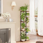 Bamworld Tall Plant Stand Indoor, 7 Tier Plant Shelf - Image 2