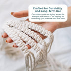 Nook Theory 4-Pack Macrame Plant Hangers - Image 4