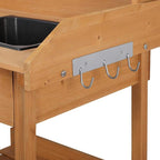 Yaheetech Potting Bench Outdoor Garden Work Bench Station Planting Solid Wood - Image 9