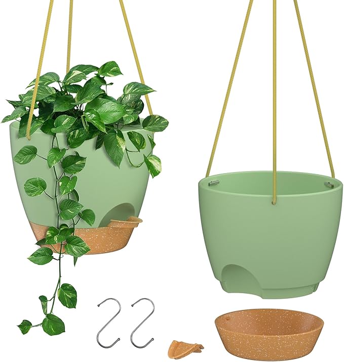 ZMTECH 10 Inch Hanging Planters by HighQualityGardeningTools