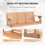 VINGLI Heavy Duty 1600 LBS HDPE Porch Swing Outdoor - Image 5