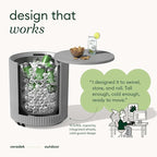 Veradek Outdoor Cooler Side Table - 2 in 1 - Designed - Image 3