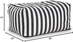 Jaxx Leon Outdoor Bean Bag Ottoman - Image 2