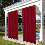 BONZER Outdoor Curtains for Patio Waterproof Thick Privacy Grommet Light - Image 7
