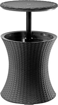 Keter Pacific Cool Bar Outdoor Patio Furniture and Hot Tub Side Table by Keter