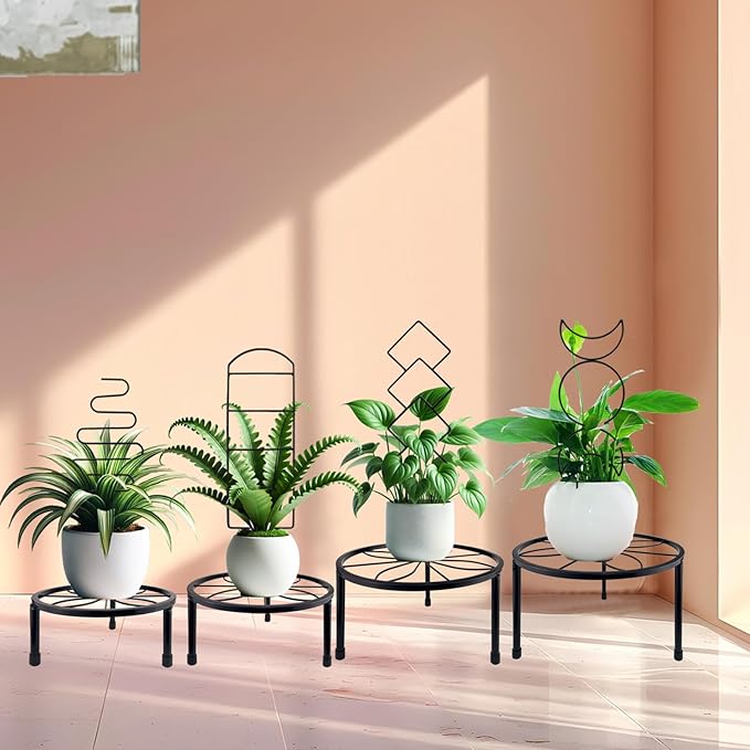 4 Packs 19 in Heighten Trellis for Climbing Plants Indoor, HENABLE Small Garden - Image 3