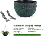10inch Hanging Planters for Outdoor Indoor Plants - Image 4