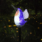 Afirst Decorative Solar Lights Outdoor Solar Hummingbird Stake Lights Hand - Image 7