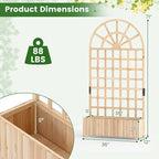 Giantex Wooden Raised Garden Bed - Image 5