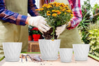 4/4.5/5/5.5/6/6.5/7 Inch Plant Pots, 7 Pack Flower Pots - Image 6