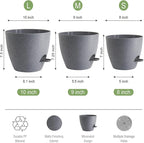 10/9/8 inch Self Watering Pots - Image 3