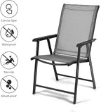 Giantex Set of 2 Patio Folding Chairs, Outdoor Chairs - Image 6
