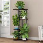 LINZINAR Plant Stand Indoor 4 Tier 5 Potted Multiple Plant Shelf Stands - Image 3