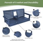 Poly Lumber 3-Seat Porch Swing, HIPS 5-Feet Bench Swing - Image 4