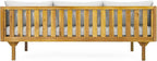 Merax 67.5" Outdoor Patio Daybed 3 Seater Sofa Bed, Acacia Wood Frame - Image 6
